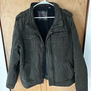 Men’s Levi’s Green Khaki Insulated Jacket